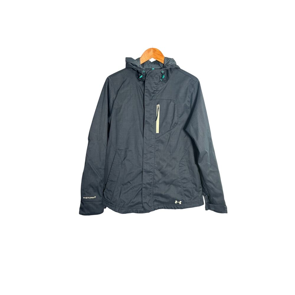 Under Armour Black Jacket with Green Accents